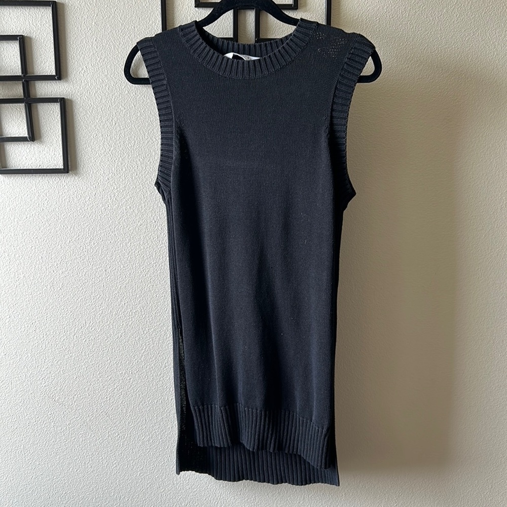 Everlane Open Knit Tank Vest Black | Size L